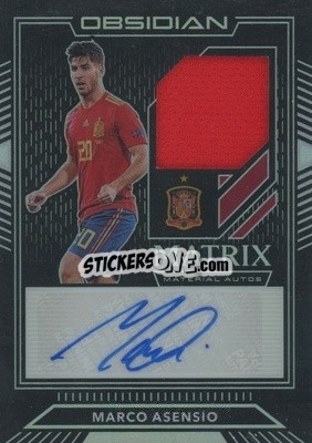 Figurina Marco Asensio - Obsidian Soccer 2019-2020 - Panini