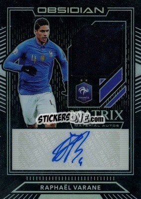 Sticker Raphael Varane - Obsidian Soccer 2019-2020 n. MMA-37 - Panini