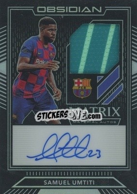 Sticker Samuel Umtiti - Obsidian Soccer 2019-2020 n. MMA-39 - Panini