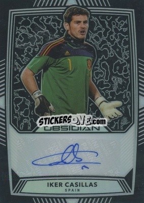 Sticker Iker Casillas - Obsidian Soccer 2019-2020 n. O-12 - Panini
