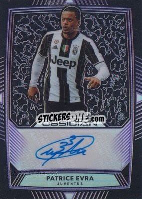 Sticker Patrice Evra - Obsidian Soccer 2019-2020 n. O-27 - Panini