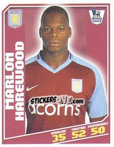 Cromo Marlon Harewood - Premier League Inglese 2008-2009 - Topps