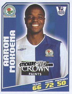 Sticker Aaron Mokoena - Premier League Inglese 2008-2009 - Topps