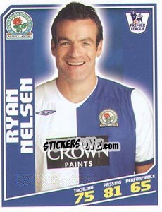 Sticker Ryan Nelsen - Premier League Inglese 2008-2009 - Topps