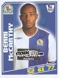 Sticker Benni McCarthy - Premier League Inglese 2008-2009 - Topps