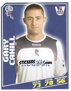 Sticker Gary Cahill - Premier League Inglese 2008-2009 - Topps