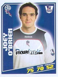 Sticker Joey O'Brien - Premier League Inglese 2008-2009 n. 74 - Topps