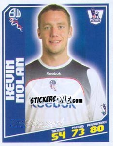 Cromo Kevin Nolan - Premier League Inglese 2008-2009 - Topps