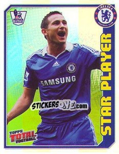Sticker Frank Lampard (Star Player) - Premier League Inglese 2008-2009 n. 89R - Topps