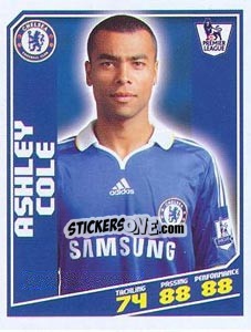 Sticker Ashley Cole - Premier League Inglese 2008-2009 n. 94 - Topps