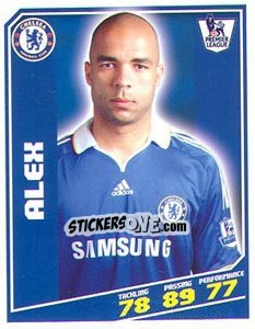 Sticker Alex - Premier League Inglese 2008-2009 n. 95 - Topps
