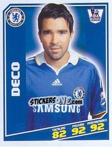 Sticker Deco - Premier League Inglese 2008-2009 n. 101 - Topps