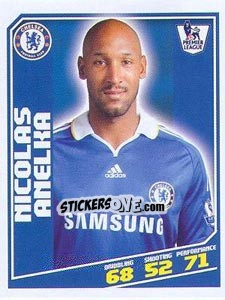 Sticker Nicolas Anelka - Premier League Inglese 2008-2009 - Topps