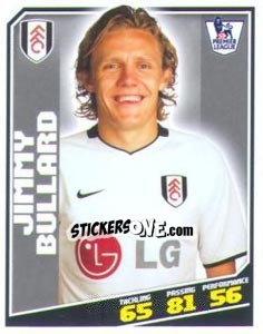 Sticker Jimmy Bullard - Premier League Inglese 2008-2009 n. 140 - Topps