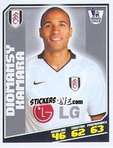 Sticker Diomansy Kamara - Premier League Inglese 2008-2009 n. 147 - Topps