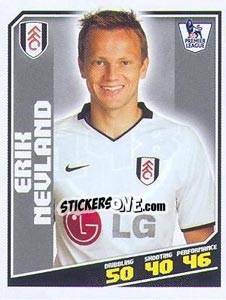 Sticker Erik Nevland - Premier League Inglese 2008-2009 - Topps