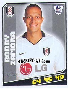 Sticker Bobby Zamora - Premier League Inglese 2008-2009 n. 149 - Topps
