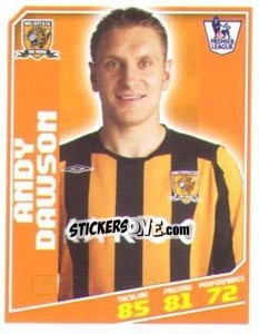 Sticker Andy Dawson - Premier League Inglese 2008-2009 n. 155 - Topps