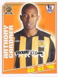Sticker Anthony Gardner - Premier League Inglese 2008-2009 n. 156 - Topps