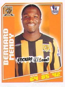 Sticker Bernard Mendy - Premier League Inglese 2008-2009 - Topps