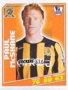 Sticker Paul McShane - Premier League Inglese 2008-2009 - Topps