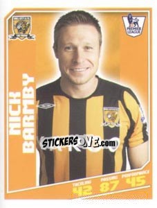 Figurina Nick Barmby - Premier League Inglese 2008-2009 - Topps