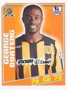 Figurina George Boateng - Premier League Inglese 2008-2009 - Topps