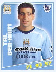 Figurina Tal Ben-Haim - Premier League Inglese 2008-2009 - Topps