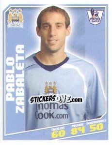 Sticker Pablo Zabaleta