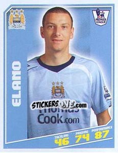 Cromo Elano - Premier League Inglese 2008-2009 - Topps