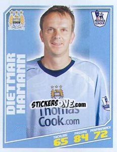 Figurina Dietmar Hamann - Premier League Inglese 2008-2009 - Topps