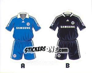Sticker Chelsea Kits - Premier League Inglese 2008-2009 - Topps
