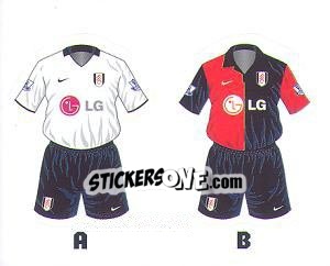 Sticker Fulham Kits - Premier League Inglese 2008-2009 - Topps
