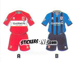Sticker Middlesbrough Kits - Premier League Inglese 2008-2009 - Topps