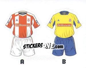 Sticker Stoke City Kits - Premier League Inglese 2008-2009 n. 227 - Topps