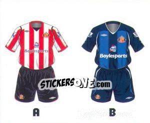 Cromo Sunderland Kits - Premier League Inglese 2008-2009 n. 228 - Topps