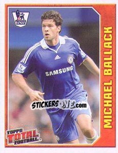 Figurina Michael Ballack - Premier League Inglese 2008-2009 - Topps