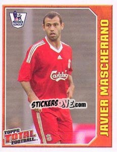 Sticker Javier Mascherano - Premier League Inglese 2008-2009 n. 241 - Topps