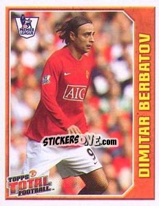 Sticker Dimitar Berbatov - Premier League Inglese 2008-2009 n. 243 - Topps