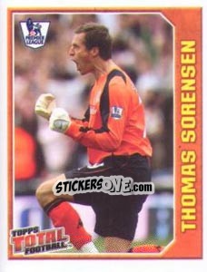 Sticker Thomas Sorensen - Premier League Inglese 2008-2009 n. 247 - Topps
