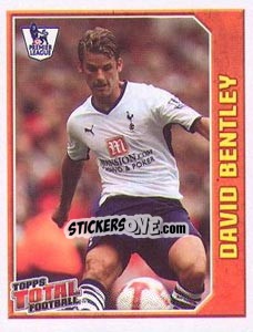 Figurina David Bentley - Premier League Inglese 2008-2009 - Topps