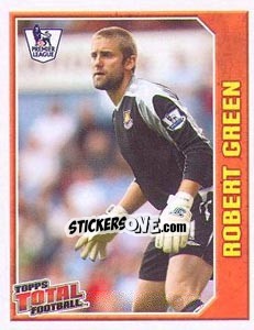 Sticker Robert Green - Premier League Inglese 2008-2009 - Topps
