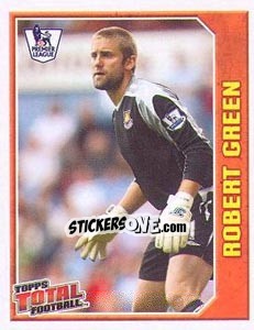 Cromo Robert Green - Premier League Inglese 2008-2009 n. 251 - Topps
