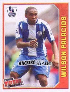 Figurina Wilson Palacios - Premier League Inglese 2008-2009 - Topps