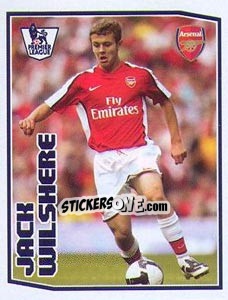 Sticker Jack Wilshere - Premier League Inglese 2008-2009 n. 253 - Topps