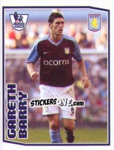 Sticker Gareth Barry - Premier League Inglese 2008-2009 n. 254 - Topps