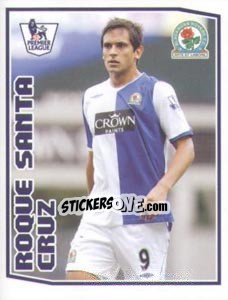 Figurina Roque Santa Cruz - Premier League Inglese 2008-2009 - Topps