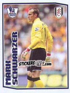Sticker Mark Schwarzer - Premier League Inglese 2008-2009 n. 259 - Topps