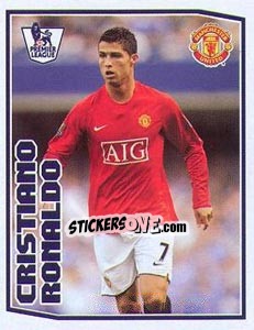 Figurina Cristiano Ronaldo - Premier League Inglese 2008-2009 - Topps