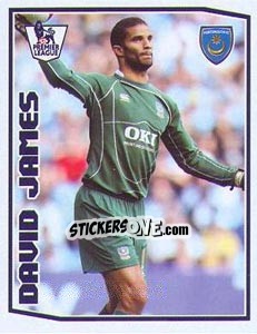 Sticker David James - Premier League Inglese 2008-2009 n. 265 - Topps